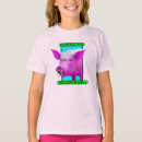 Recherche de porc enfant tshirts Rose
