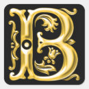 Search for gold letter b stickers Initial