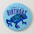 Search for blue tropical buttons Birthday