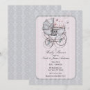 Recherche de antique baby shower invitations Floral
