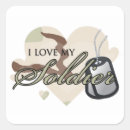Recherche de soldats autocollants Amour