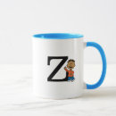 Recherche de monogramme z tasses Charlie brune