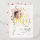 Search for chic 1st birthday invitations Wildflower