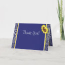Recherche de sunflower thank you cards Vintage
