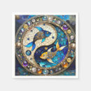 Search for fish napkins Pisces
