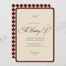 Search for checkerboard invitations Vintage
