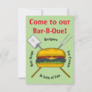 Search for bar b que invitations Party