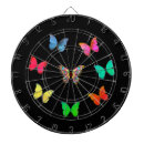 Recherche de papillon jeux de fléchettes Noir