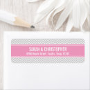 Search for grey chevron return address labels Zigzag