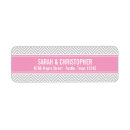 Search for grey chevron return address labels Zigzag