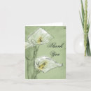 Search for white flower thank you cards Green