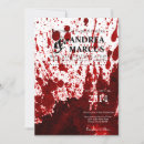 Search for blood splatter invitations Gothic