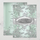 Search for mint green and silver invitations Floral
