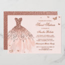 Recherche de foil 16ans anniversaire invitations Or rose