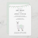 Search for green white baby shower invitations Pattern