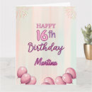 Search for girls 16th birthday cards Teen