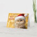 Search for tabby christmas cards Cat