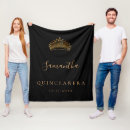 Search for gold crown blankets Black