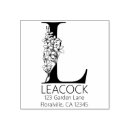 Search for letter rubber stamps Flowers
