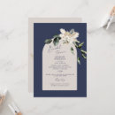 Search for navy bridal shower invitations Foliage