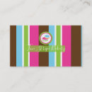Recherche de macaron cartes visite Logo