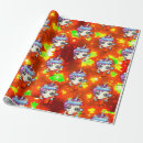 Search for unicorn santa wrapping paper Kawaii