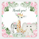 Recherche de zèbre rose autocollants Animaux de safari