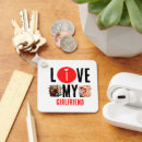 Search for i love my girlfriend keychains Modern
