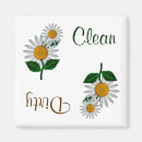 Recherche de de marguerite refrigérateur magnets Marguerites blanches