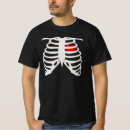 Search for human bones tshirts Ribcage