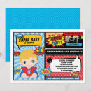 Recherche de comedie invitations Superhéros