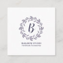 Recherche de monogrammes faits sur commande cartes visite Moderne