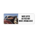 Search for classic cars return address labels Retro