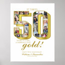 Search for gold 50th anniversary posters Photo collage