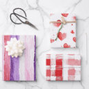 Search for red and pink striped wrapping paper Girly