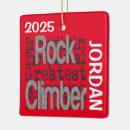 Search for climber ornaments Rock climbing