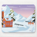 Recherche de scène neige tapis souris Cerf