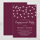 Search for purple engagement party invitations Vintage