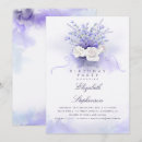 Recherche de lavender birthday invitations Floral