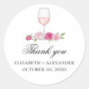 Search for wine glass wedding stickers Pink