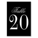 Search for black and white table cards Vintage