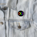 Search for symbol of infinity buttons Rainbow