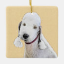 Search for bedlingtons ornaments Bedlington terrier