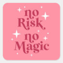 Search for risks stickers Motivational quote