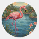 Search for flamingo pink stickers Tropical