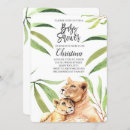 Recherche de tiger baby shower invitations Jungle