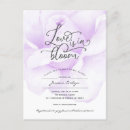 Search for purple rose bridal shower invitations Love is in bloom