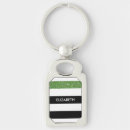Search for green black stripe keychains For her