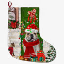 Search for english bulldog christmas stockings Pet