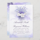 Search for lavender bouquet wedding invitations Watercolor